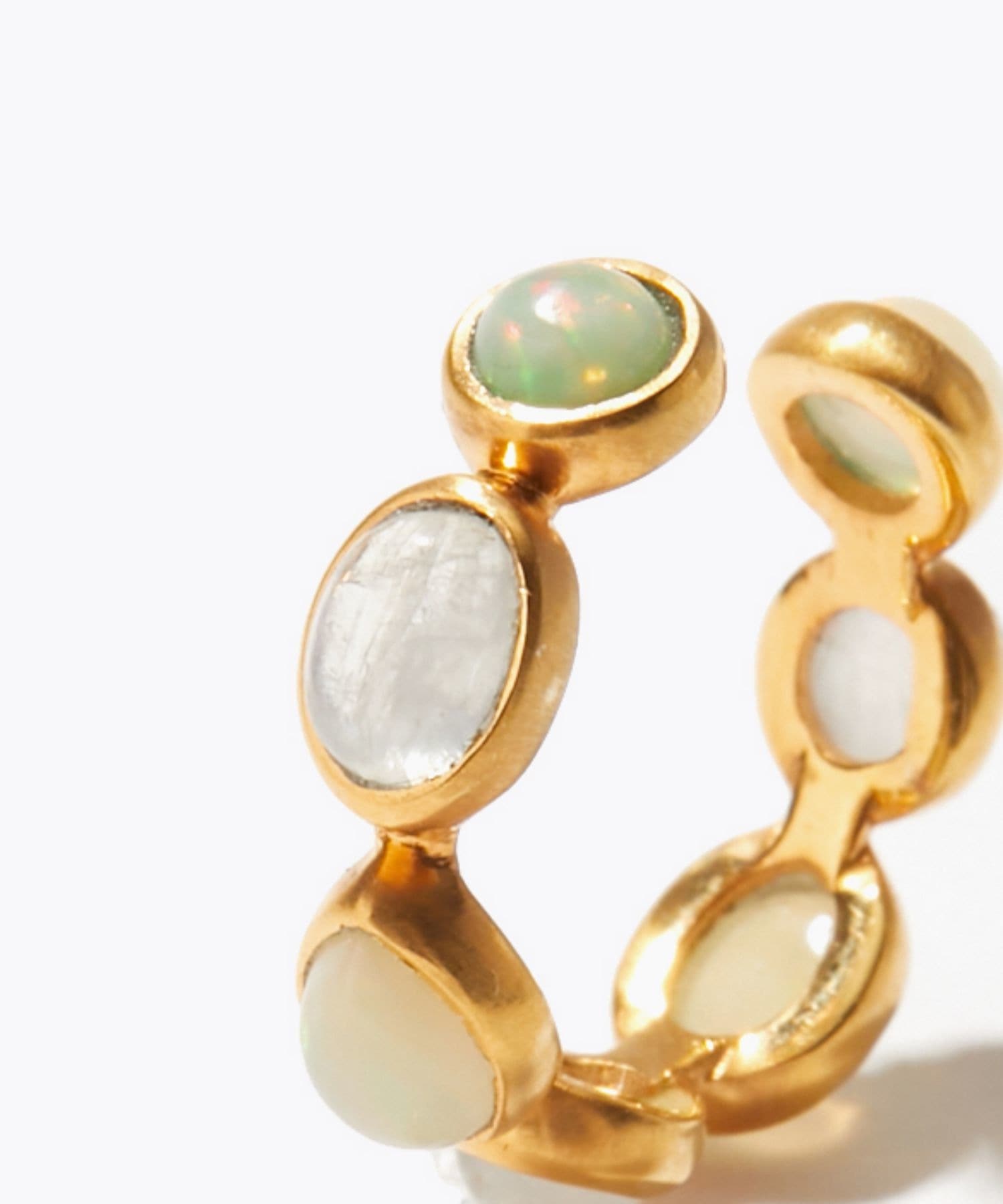 eden] opal rainbow moonstone cuff｜ARTIDA OUD（アルティーダ ウード）