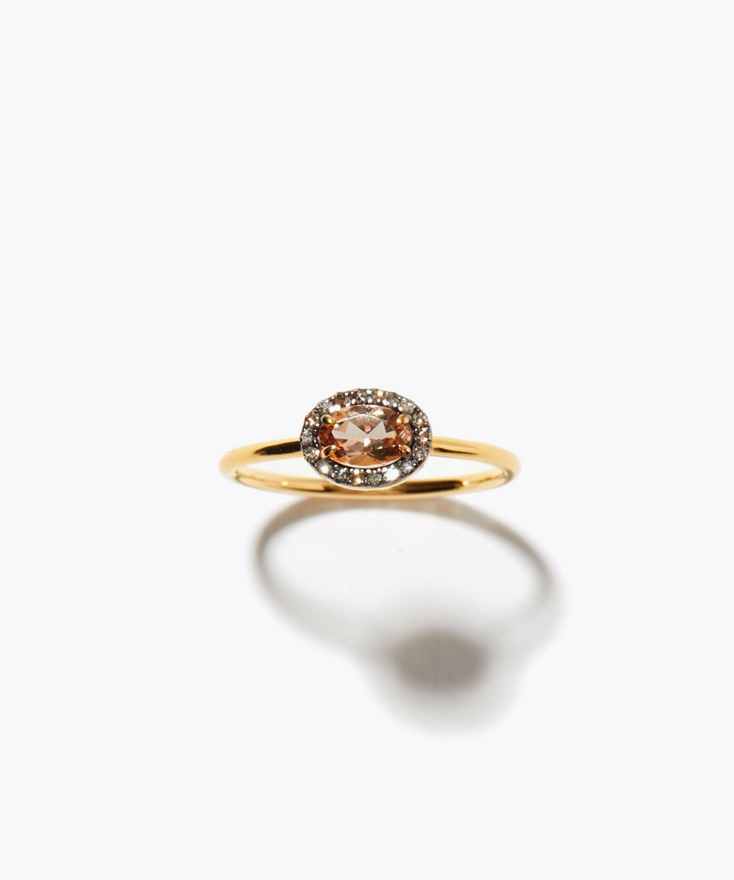 elafonisi] inperial topaz pave diamond ring｜ARTIDA OUD（アル