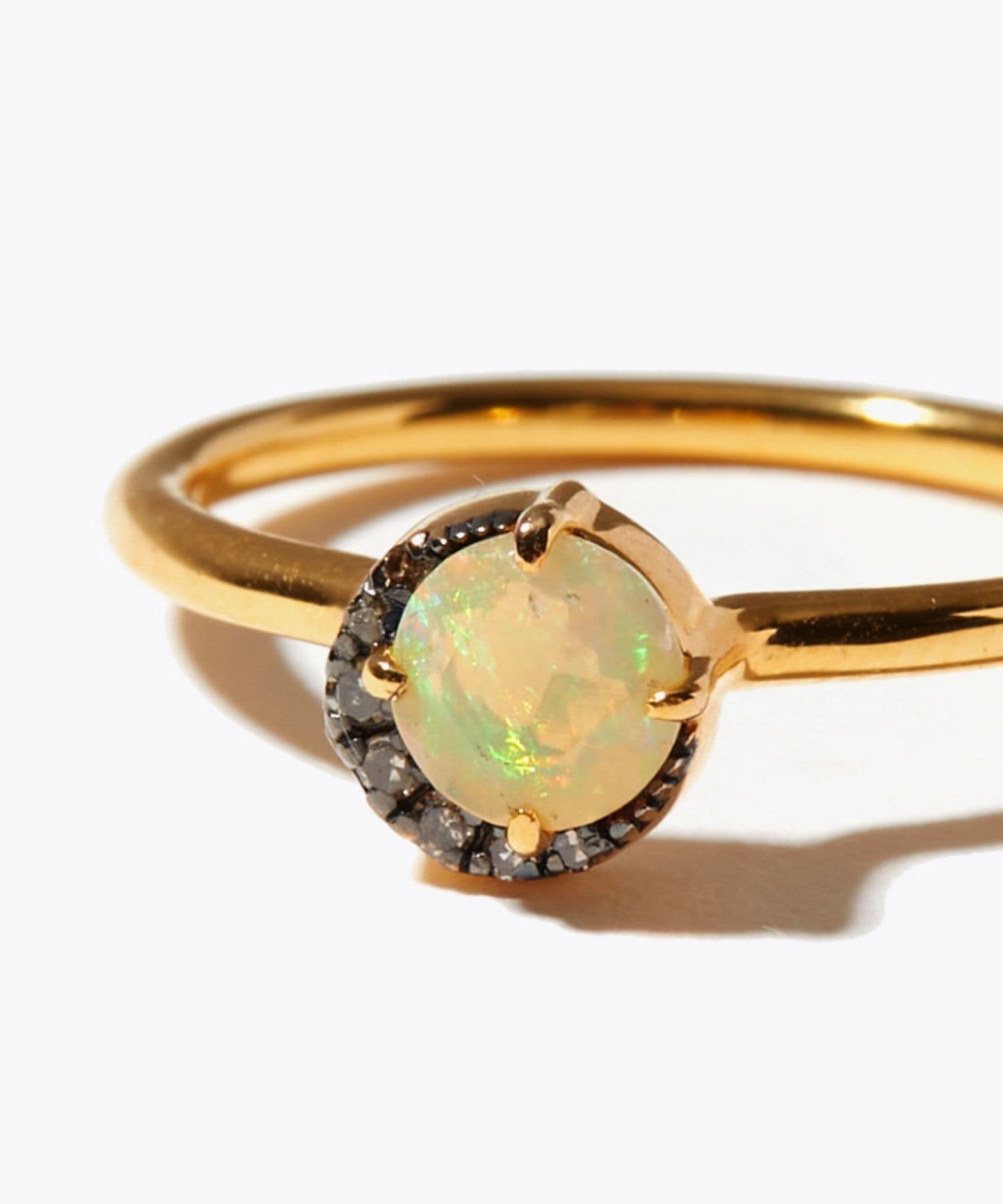 elafonisi] opal new moon pave diamond ring｜ARTIDA OUD（アル