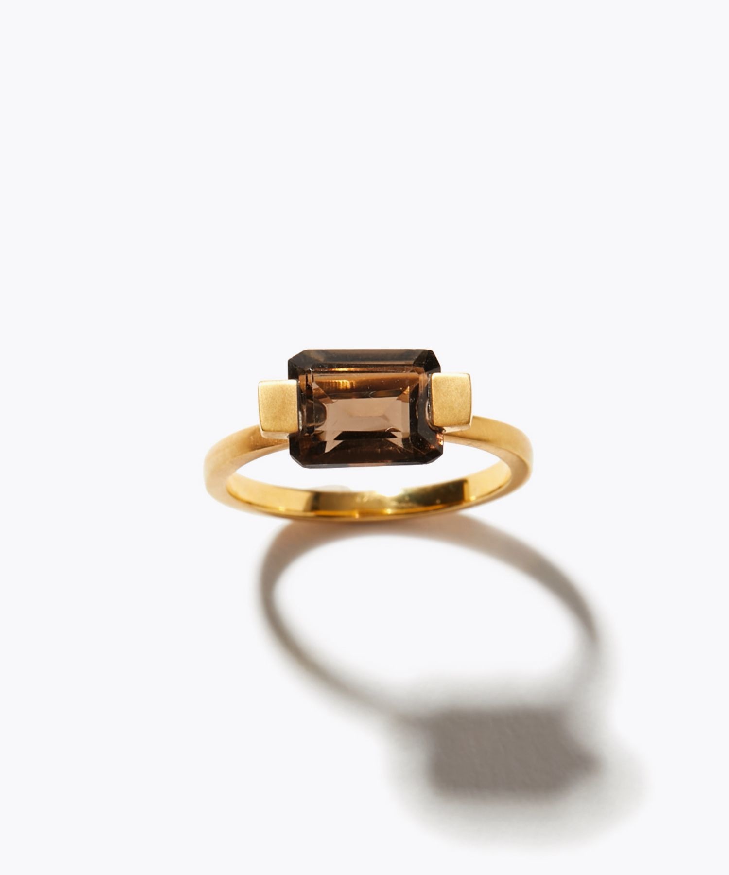 ancient] rectangle smoky quartz ring｜ARTIDA OUD（アルティーダ