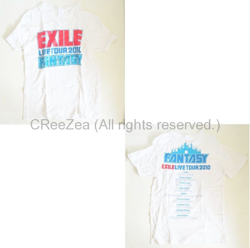 買取】EXILE(エグザイル) LIVE TOUR 2010 FANTASY Tシャツ