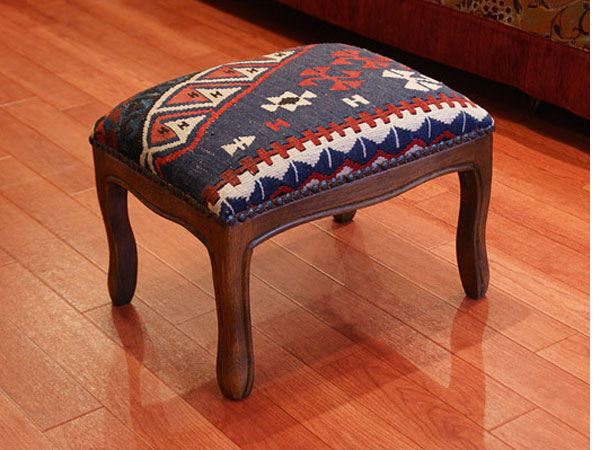 オールドキリム オットマンチェアー｜静岡のキリム,絨毯,ギャッベ
