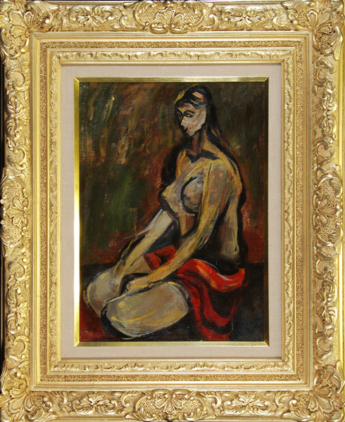 原精一 「裸婦」 油彩4号｜【Arts Ship】のむら画廊