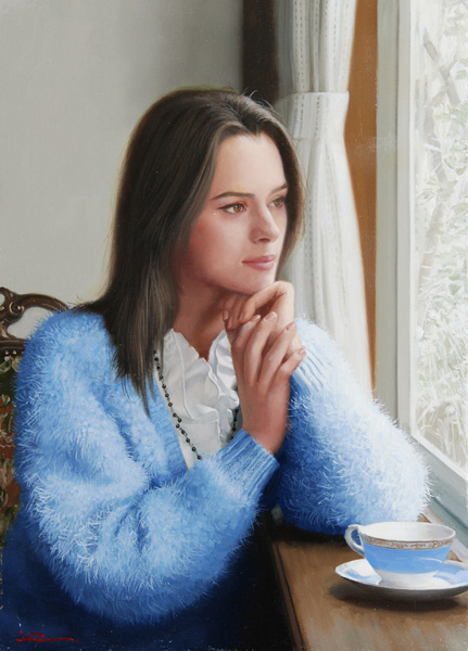 清水悦男 「Silent Forest」 油彩4号｜【Arts Ship】のむら画廊