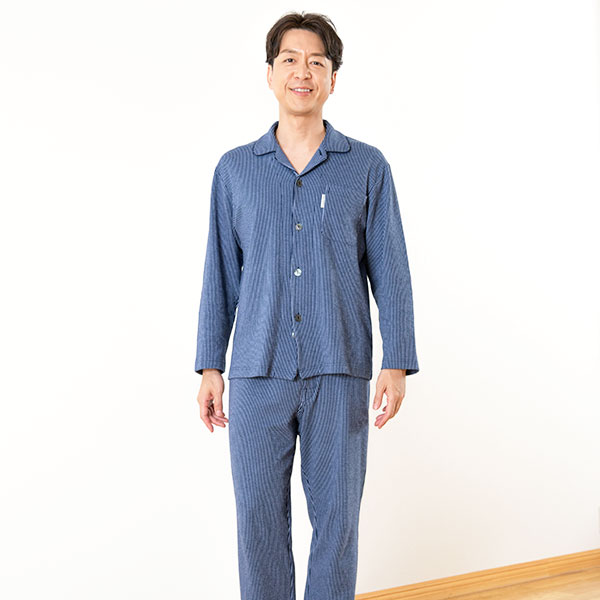 エイトロック起毛ストライプパジャマ | arakawa ONLINE SHOP