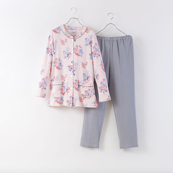 ミラ・ショーン】エアリースムース花柄プリントパジャマ | arakawa