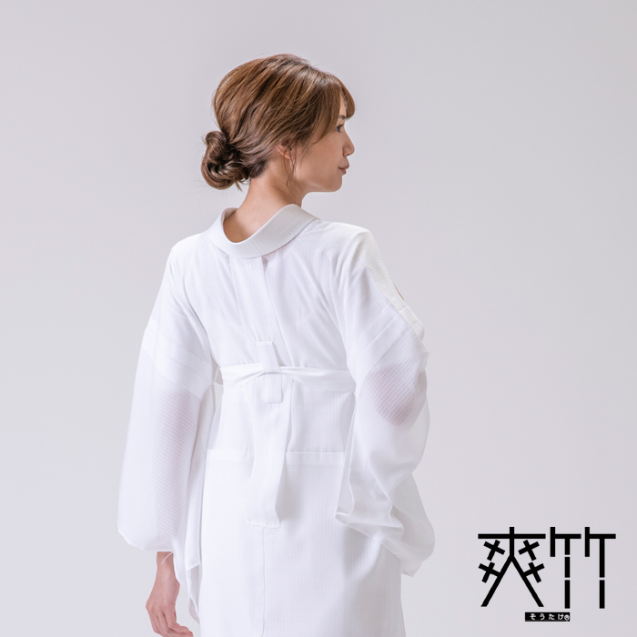 さんび夢ぎぬ 爽竹長襦袢 【縦絽】 仕立て上がり長襦袢 全5サイズ