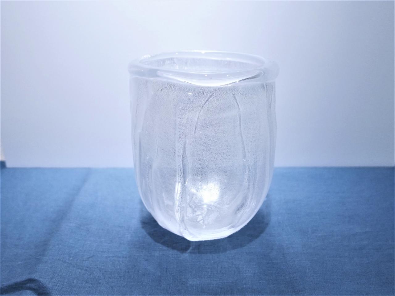 S714 茶入 『銀彩硝子 茶入』『伊藤直仁』 共箱 茶道具 S714 茶入