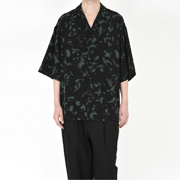 LAD MUSICIAN DECHINE BIG S/S SHIRT INKJET FEATHER 2318-114 「Area」