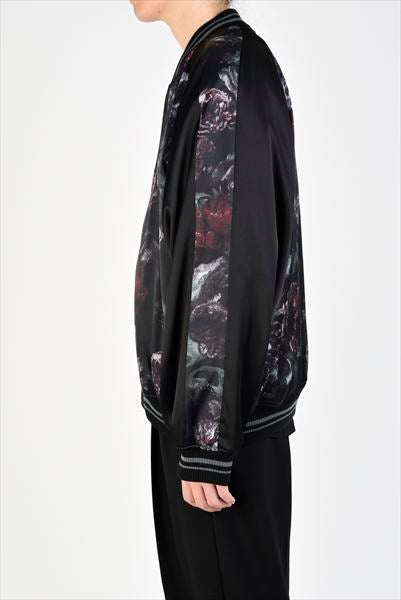 R/C SATIN REVERSIBLE BLOUSON (FLOWER SKULL) - LAD MUSICIAN 「Area」