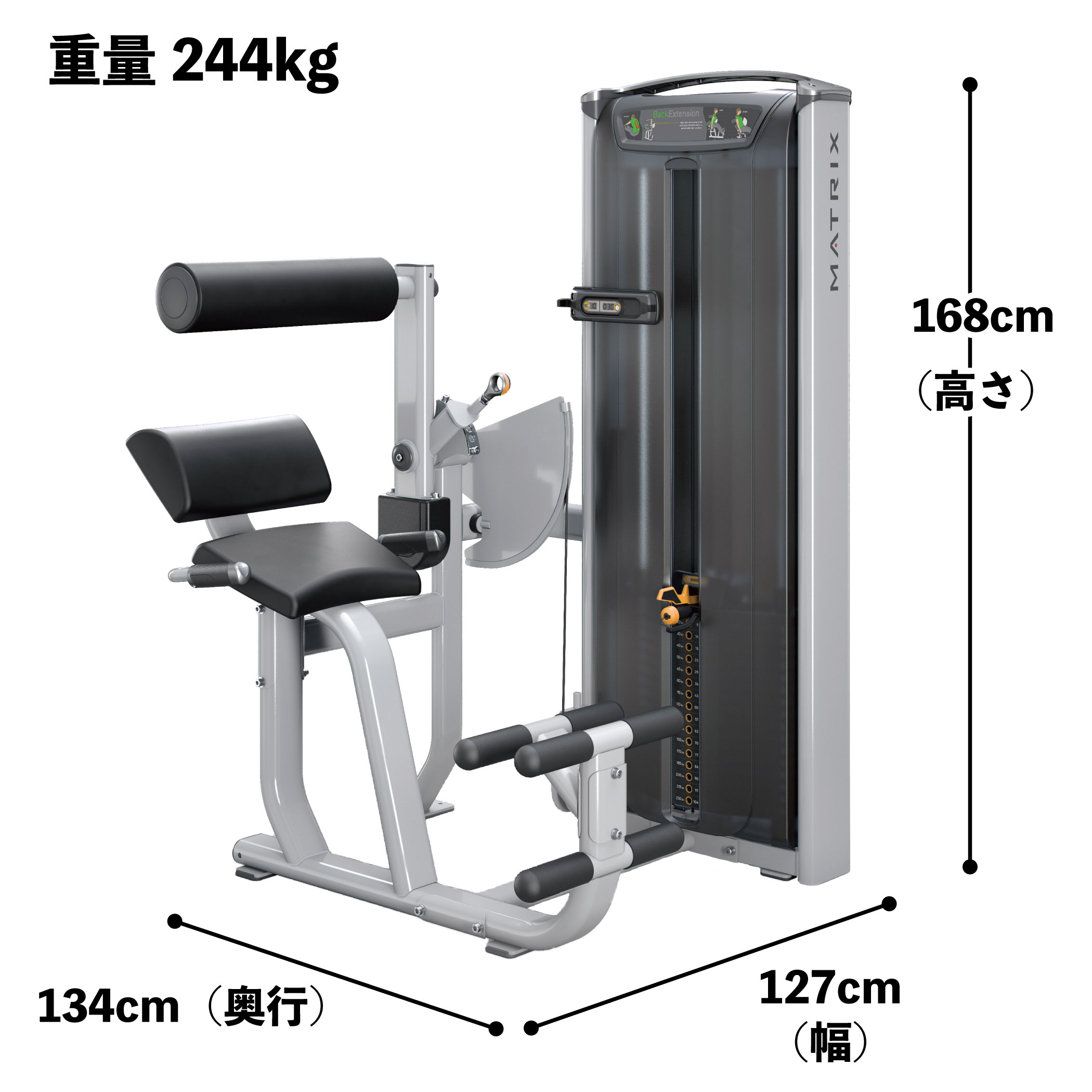 VS-S52（バックエクステンション）／ジョンソンヘルステック（業務用