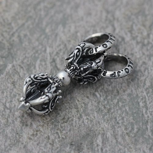 ソカロ/[シルバーネックレス]チベタン・ドラゴン・ドージェ