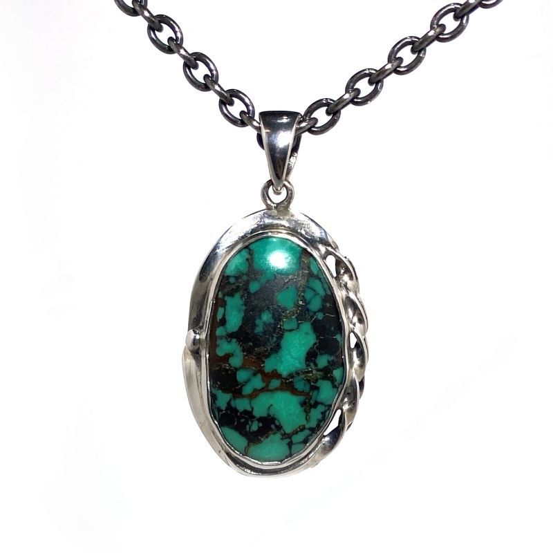 シルバー925 ターコイズペンダント / Native Accessory Collection