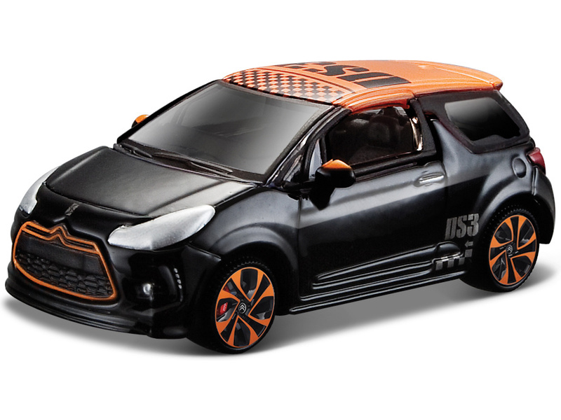 Bburago Citroen DS3 1:64 black (BB18-59038) | Astra