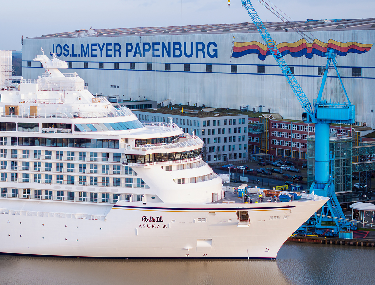 公式】2025年7月20日就航 新造客船「飛鳥Ⅲ」3月2日に試運転に向け