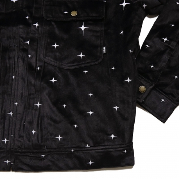 GALAXY VELVET TRUCKER JACKET JK00416 ジャケット アウター|HUF