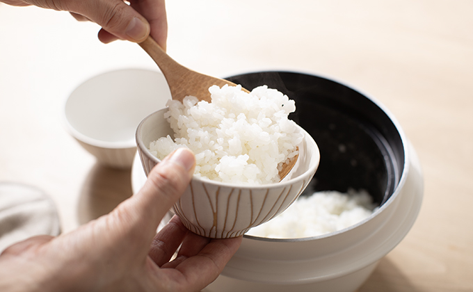 アサヒ釜むすびで作る「白ごはん」レシピ｜アサヒ軽金属工業【公式