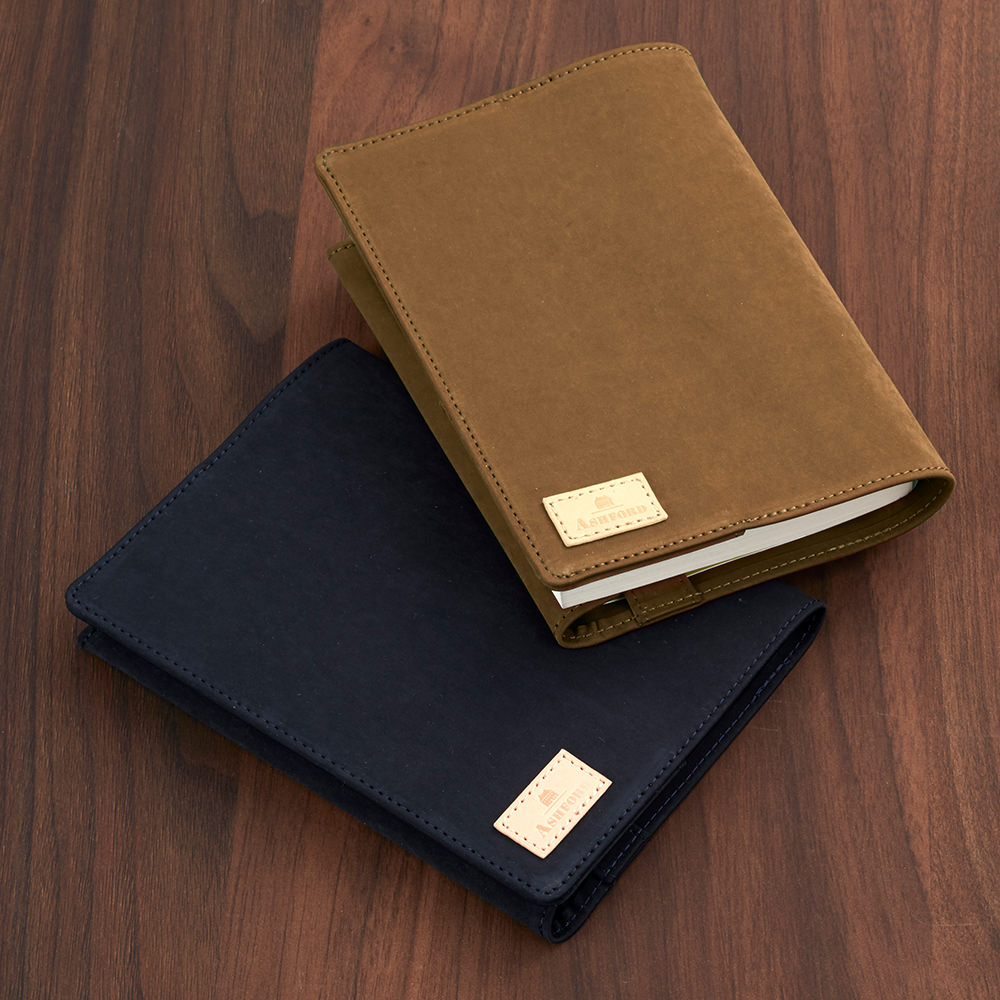 ミリクロス ブックカバー 文庫[8692] 革小物 ASHFORD