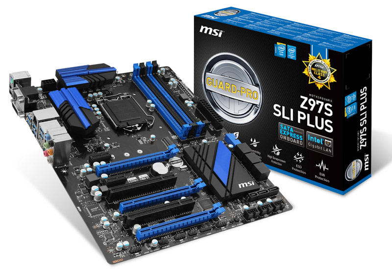 Z97S SLI PLUS | MSI マザーボード Intel Z97チップセット | 株式会社