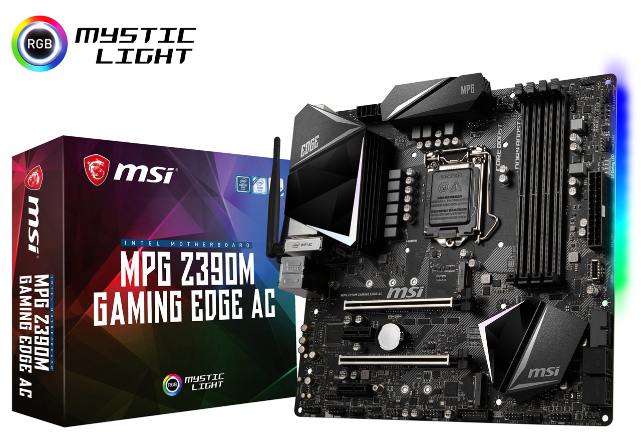 MPG Z390M GAMING EDGE AC | MSI マザーボード Intel Z390チップセット