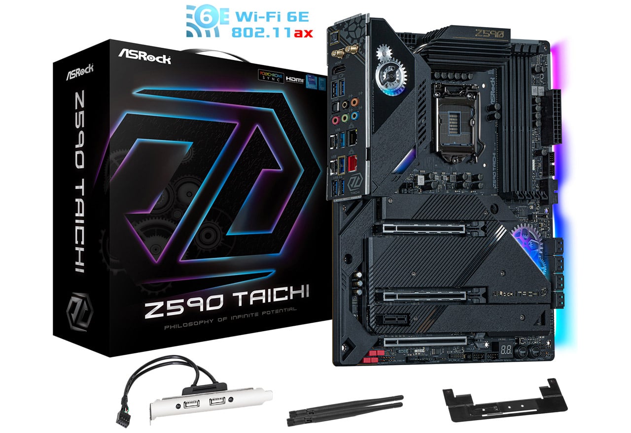 Z590 Taichi | ASRock マザーボード Intel Z590チップセット | 株式