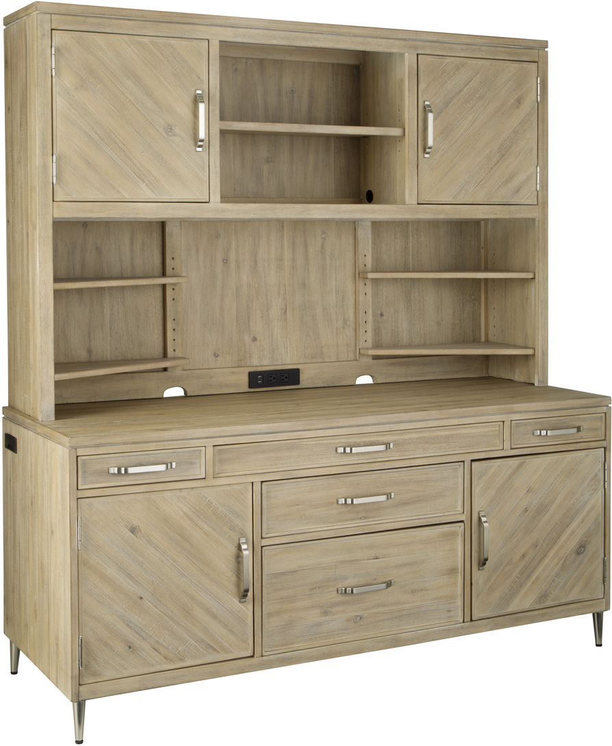 aspenhome Maddox Credenza Desk & Hutch