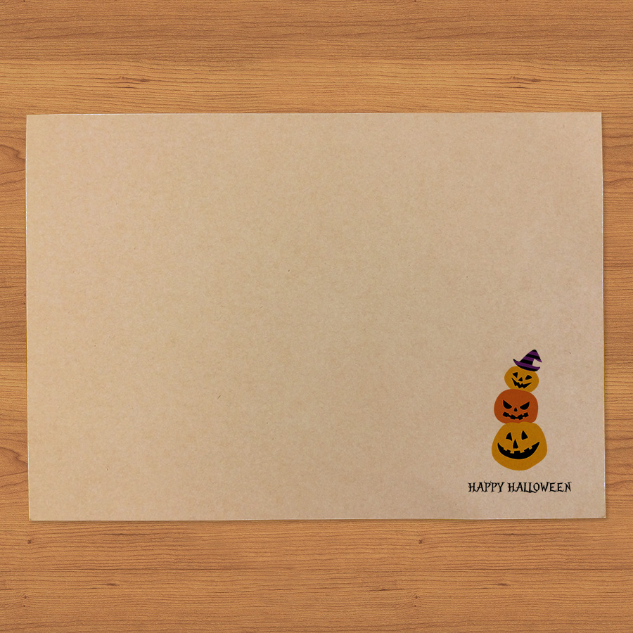 SS016-0004｜ハロウィングッズ ランチョンマット A3-4 1セット10枚入り