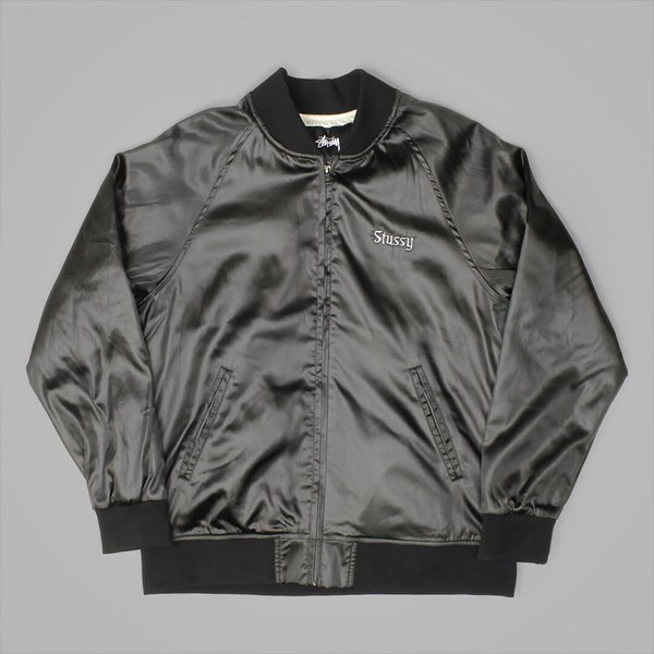 STUSSY CALIFORNIA SATIN JACKET BLACK | Stussy Jackets