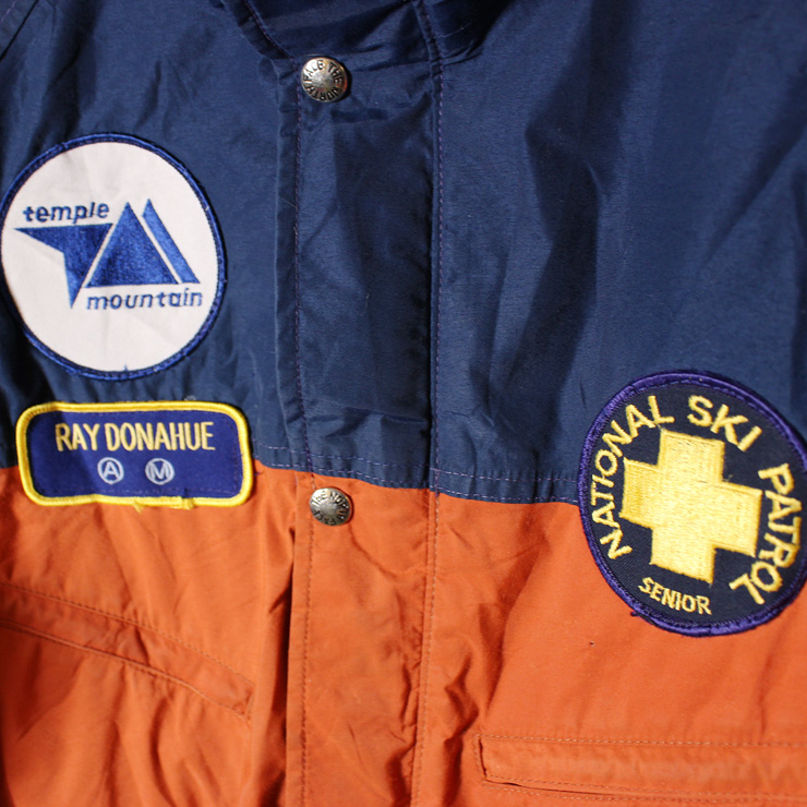 THE NORTH FACE/USA製80s古着ネイビー×オレンジNational Ski Patrol