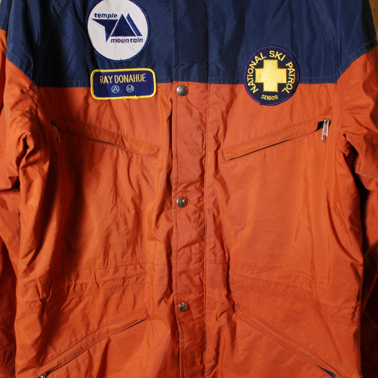 THE NORTH FACE/USA製80s古着ネイビー×オレンジNational Ski Patrol