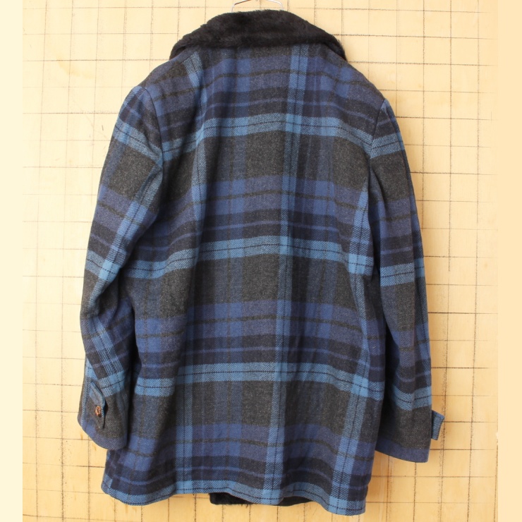 60s 70s USA製 PENDLETON ペンドルトン ウール ボア コート ジャケット