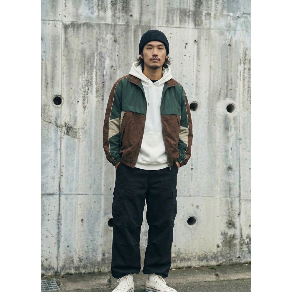 Jacket/カラーブロックナイロンジャケット ST/No.23303 – At Marvelous