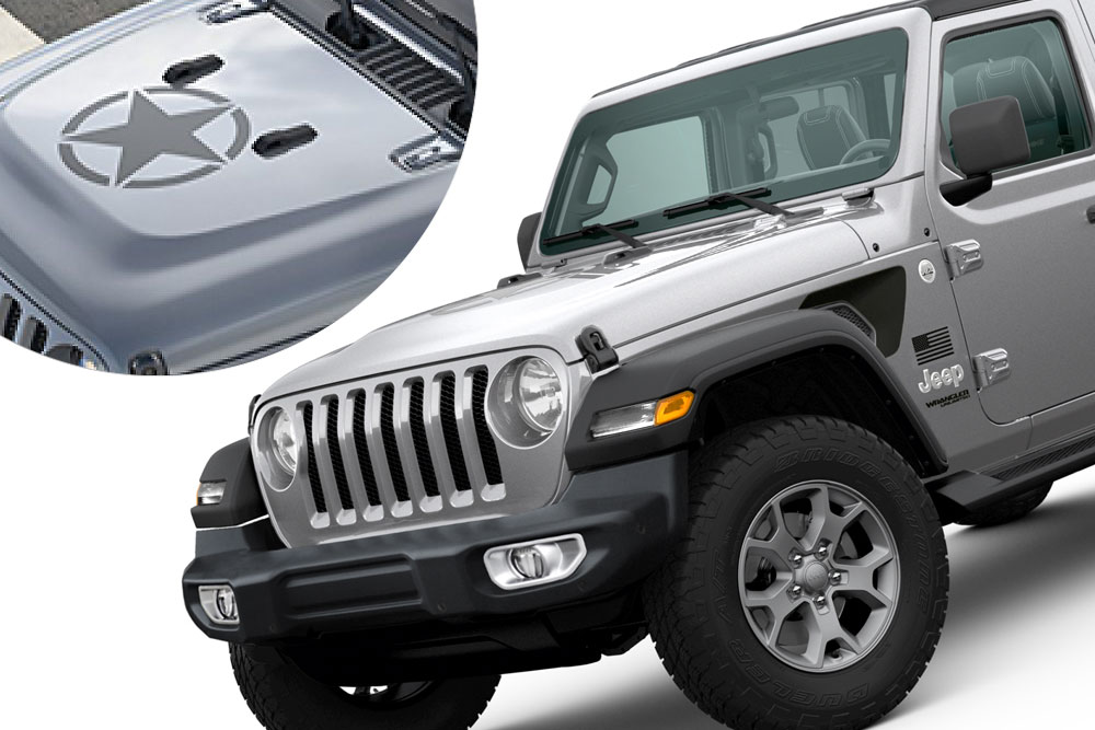 ミリタリー派なら】ジープ・ラングラー、米軍デカールで武装