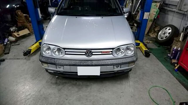 VWゴルフ3 GTI シフトリンケージ交換 オーナーが自分で応急処置しての