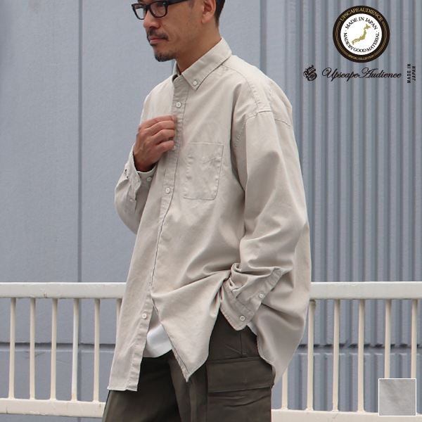 6オンス オックスフォード ボタンダウン 長袖 ボクシーシャツ【MADE IN