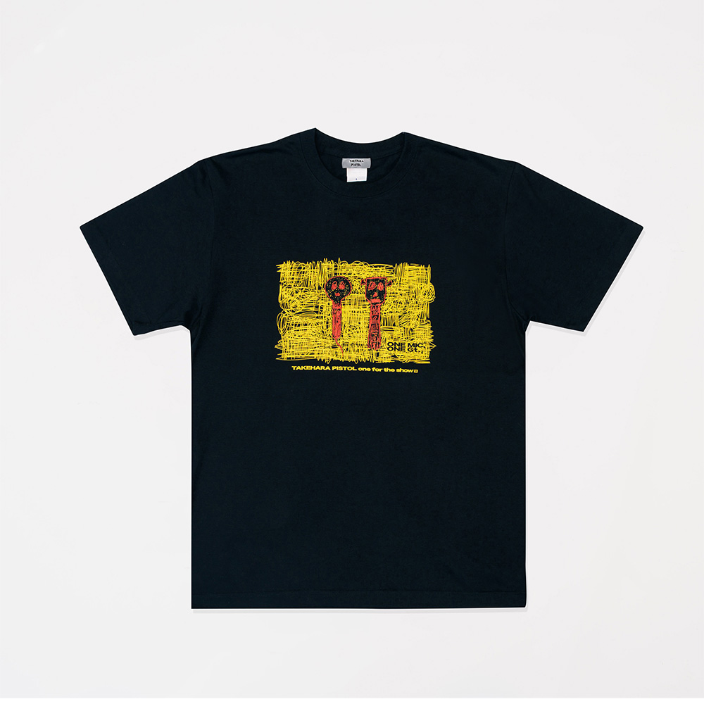 ツアーロゴTシャツ ブラック〈ホワイト〉 | 竹原ピストル | Augusta