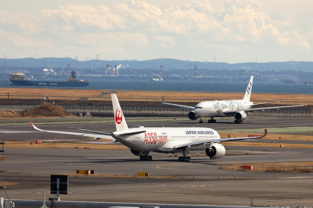 JALのA350-1000、羽田離陸しNYへ 新旗艦機13機で777-300ER更新