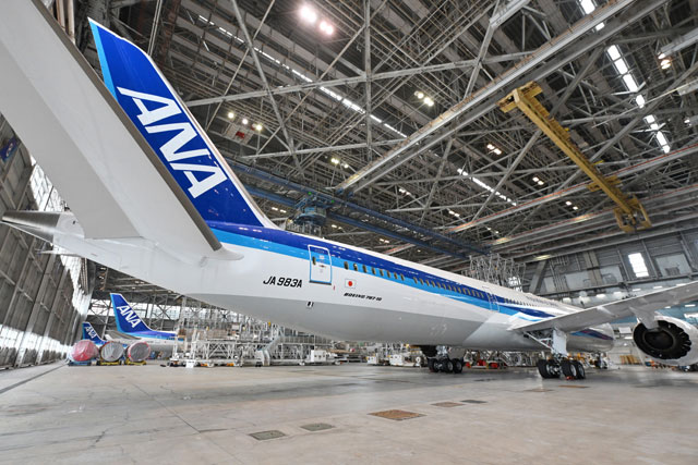 ANA、787-10国内線仕様お披露目 777-200より大きい次世代旗艦機