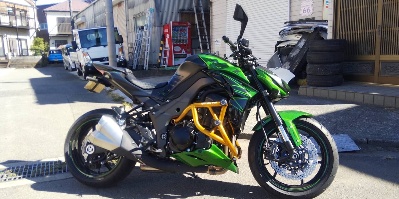 Z1000 にCRAZY IRONのスタントケージを施工しました| AxxL