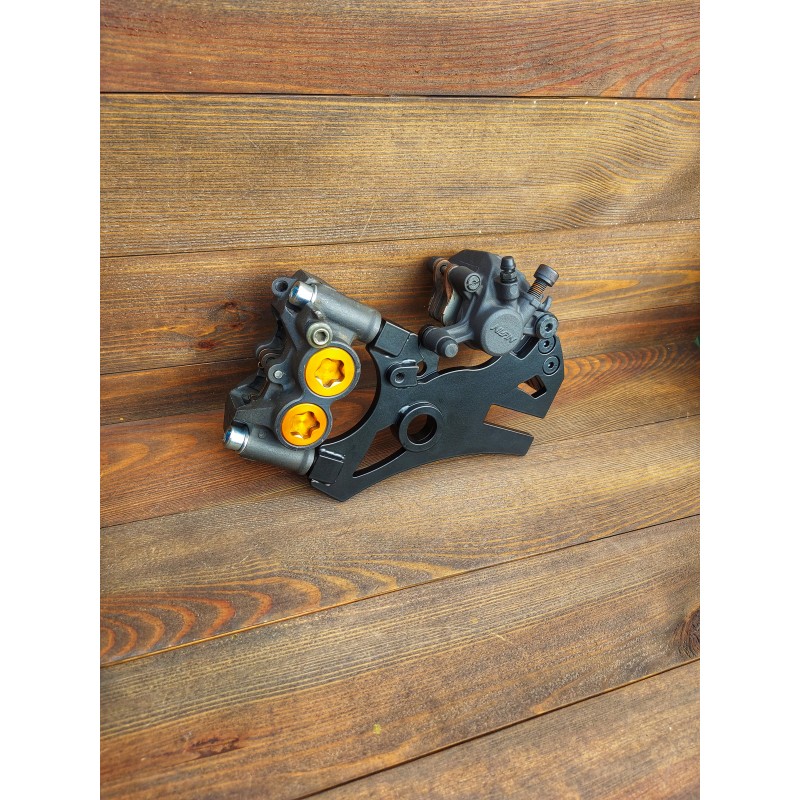 ZX6R(13-22) デュアルキャリパー ブラケット ハンドブレーキ｜AxxL