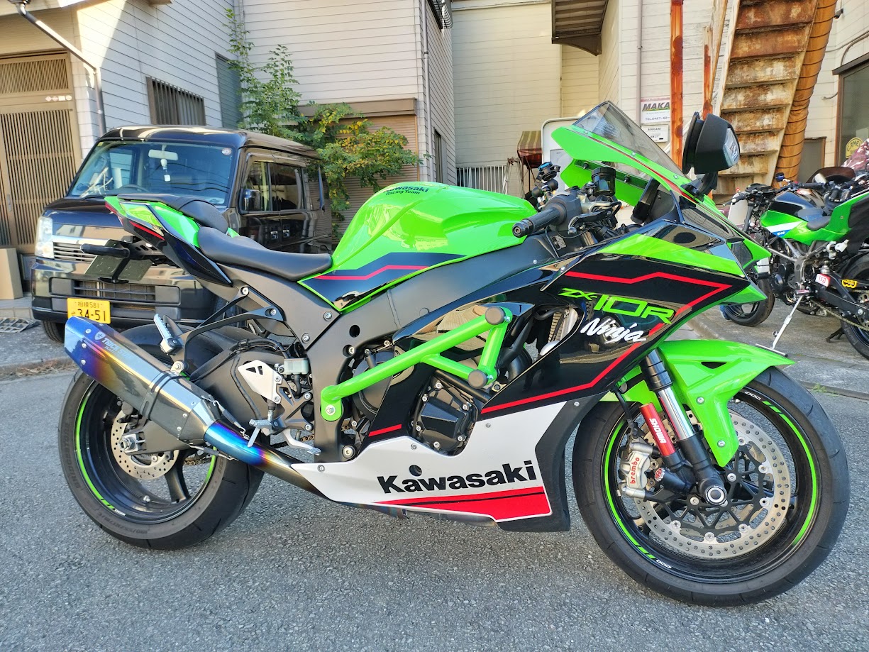 ZX10R (24) へIMPAKTECH レースアーマーを施工しました| AxxL