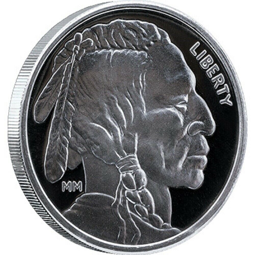 1 oz .999 Fine Silver Buffalo Round - Mason Mint (MM) [01-QTY-MMB