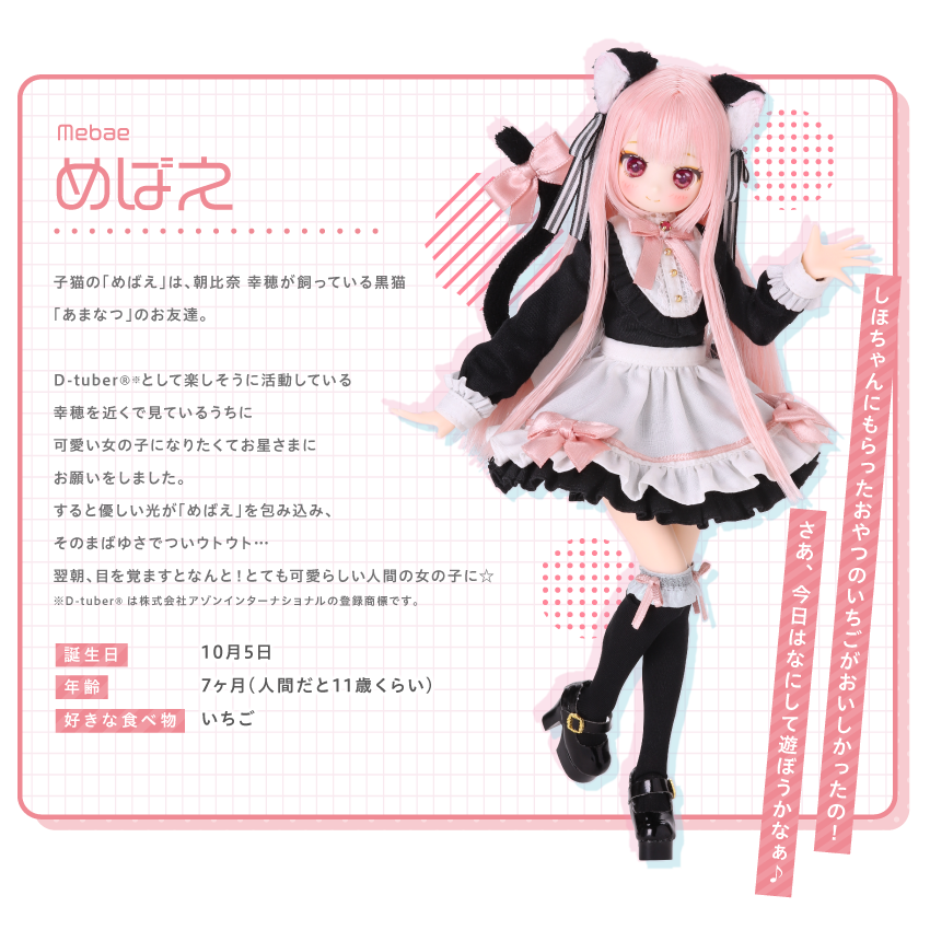 AZONE INTERNATIONAL::からふるDreamin'::キャラクター-商品紹介