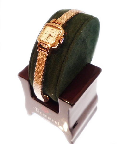 Rosemont SWISS【正規輸入品】ロゼモン スクウェア ピンクゴールド RS5