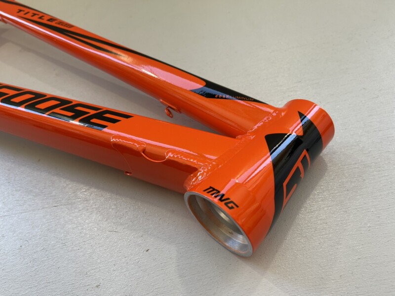 Mongoose Title Elite Pro Frame (Orange) - BMX SHOP CAVE