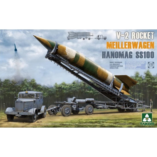 1/35 WWII German V-2 Rocket Transporter/Erector Meillerwagen and