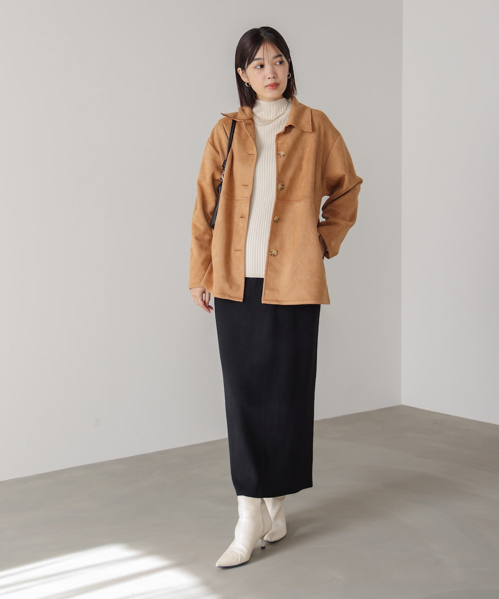 WEB限定】ステンカラースエードジャケット