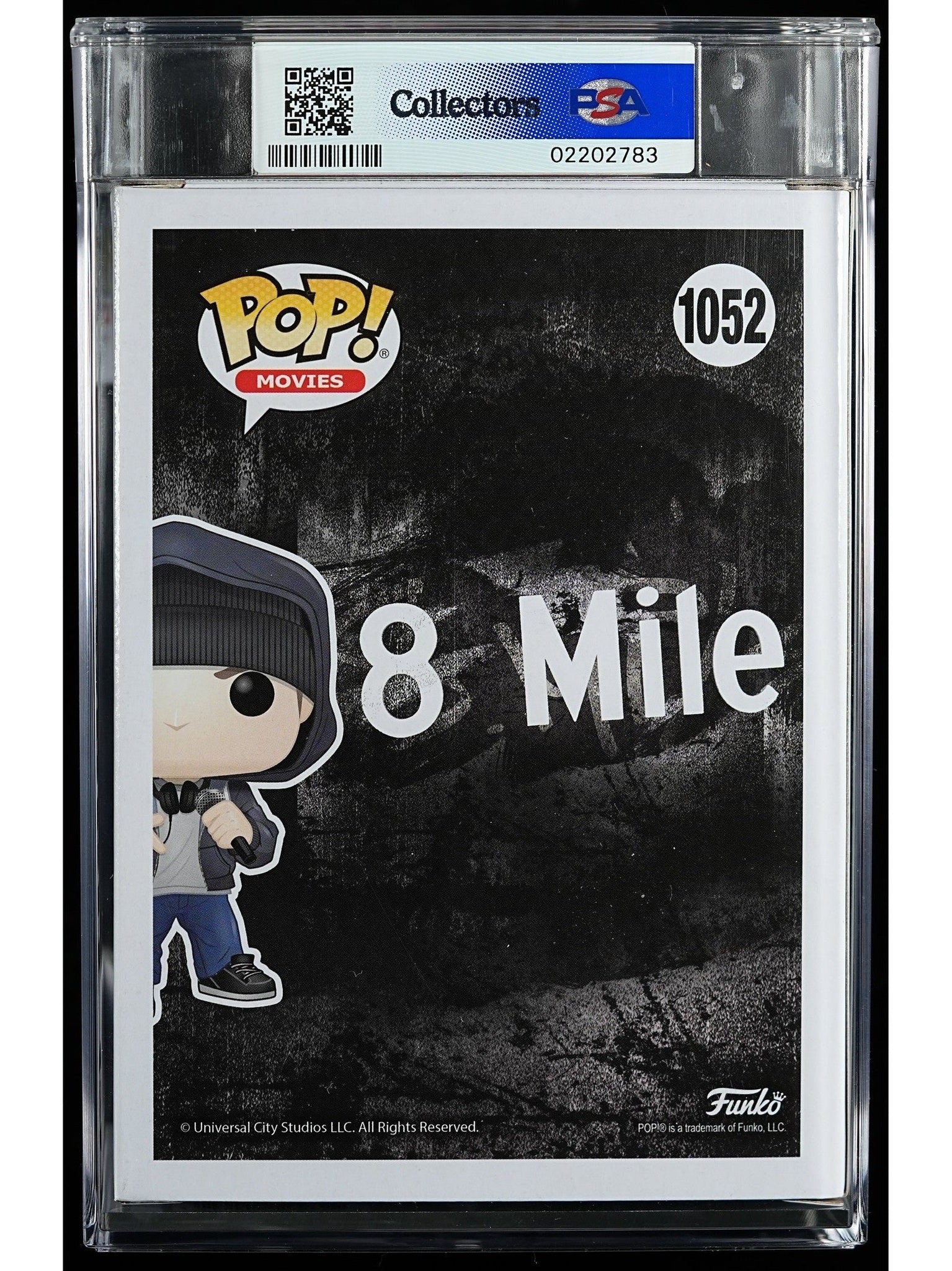 Funko Pop! 8 Mile: B-Rabbit PSA 9 MINT Vinyl Figure #1052 – Boxed