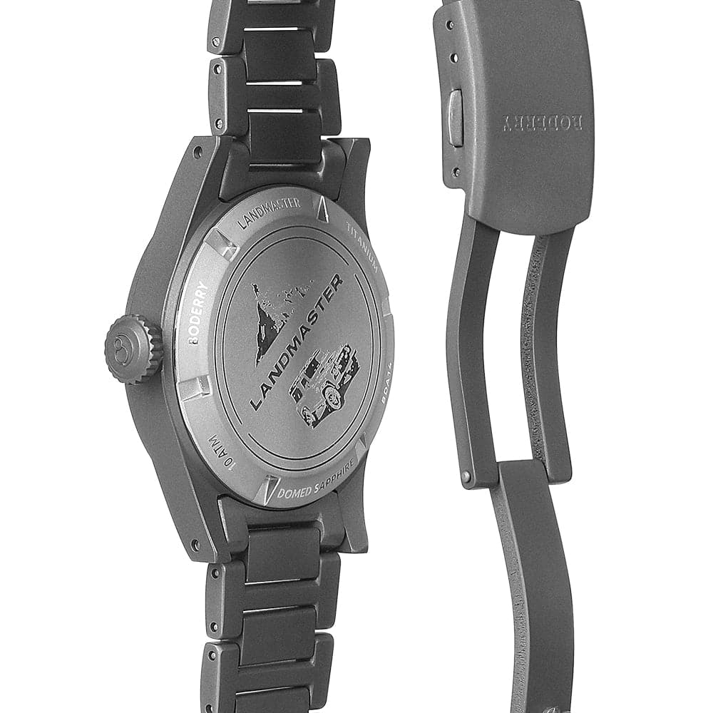 LANDMASTER - 100M Waterproof Titanium Automatic Field Watch | Green-br