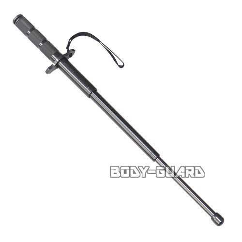 KSP-2 三段警棒 22 鍔付 グレー オートソフトロック式【防犯グッズの